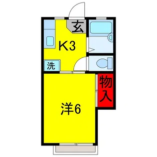 辰巳リバーストーン【1階】の間取り