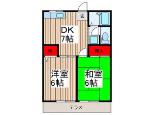 ベルグラン大宮北【1階】の間取り
