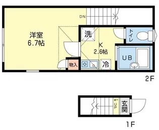 リヴェール田園調布【2階】の間取り