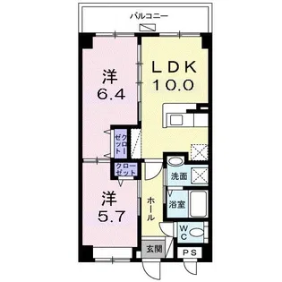 サンリット スクエア【1階】の間取り