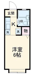フライングスコット【1階】の間取り