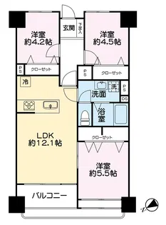 星和磯子マンション【2階】の間取り