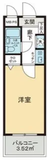 ライオンズマンション大島第2【3階】の間取り