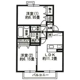 Happiness【2階】の間取り