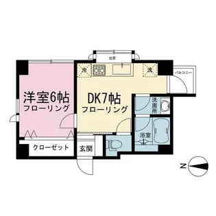 大成パールビル【3階】の間取り