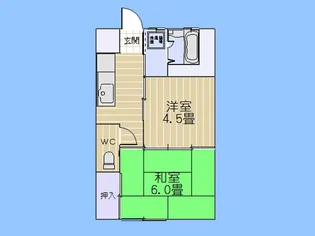 松谷ビル【2階】の間取り