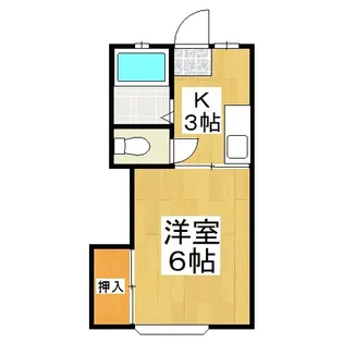 ユースハイツ【1階】の間取り