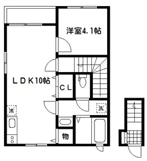 ブランシャール東高円寺【2階】の間取り