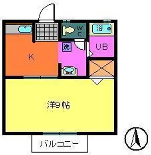 ハイツ若葉【1階】の間取り