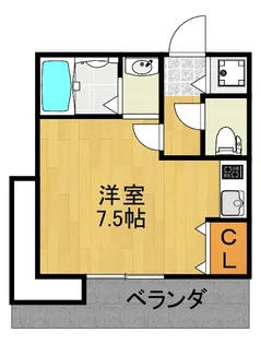 神奈川県横浜市港北区樽町1【アパート】の間取り