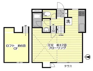 テラス矢崎【1階】の間取り