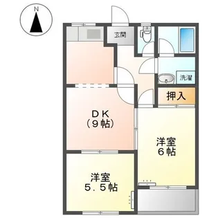 サンシャイン上坂【2階】の間取り