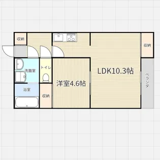 ALEGLIA藤井寺【3階】の間取り