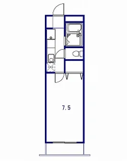 αNEXT高崎第一【2階】の間取り