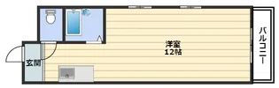 サンウイング南森町【3階】の間取り