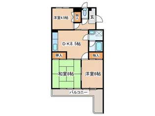 グレ-スナイン湘南【3階】の間取り