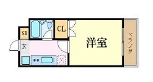 エステートナハ【1階】の間取り