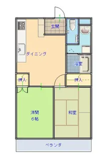 栃木県河内郡上三川町しらさぎ1【マンション】の間取り