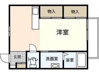 RIVERE吉島【3階】の間取り