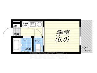 エルジャン夙川【2階】の間取り