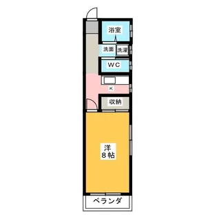 リボン【2階】の間取り