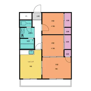 レジデンスラヴィータ【2階】の間取り