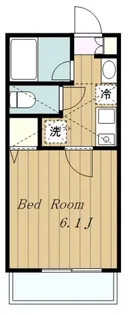 シャン・ドゥ・ブレ【2階】の間取り