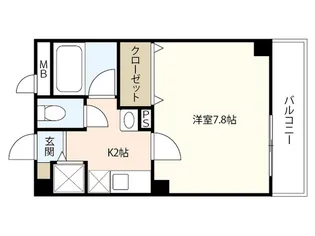 フラッツ・A【2階】の間取り