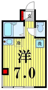 アダチセカンドビル【4階】の間取り