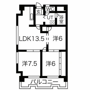ルミエール I【3階】の間取り