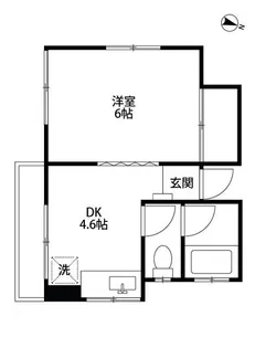 東京都北区赤羽台3【アパート】の間取り