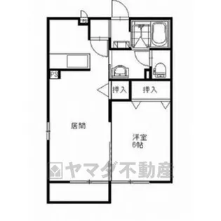 ブラン・ノワールA(ペット仕様)【1階】の間取り