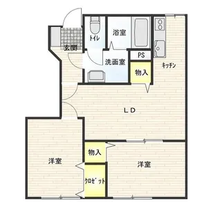 メゾンエスポワール【1階】の間取り