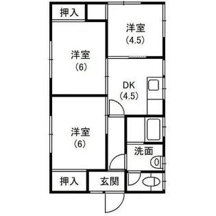 神奈川県厚木市林2【一戸建】の間取り