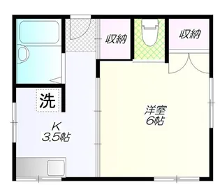 地曳ハウス【2階】の間取り