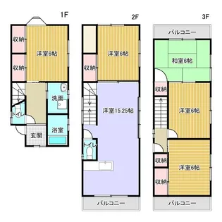 奈良県奈良市紀寺町【一戸建】の間取り