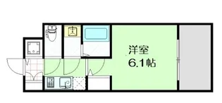エスリード大阪梅田リュクス【5階】の間取り