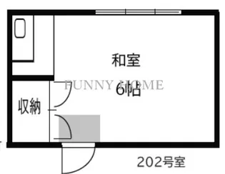 三栄荘【2階】の間取り