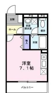 埼玉県富士見市西みずほ台2【アパート】の間取り