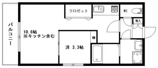 ルーツ(Roots)【2階】の間取り
