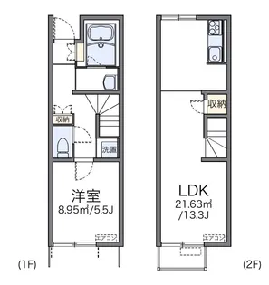 神奈川県藤沢市石川2【一戸建】の間取り