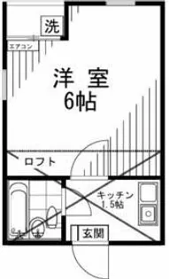 コスモ西【2階】の間取り