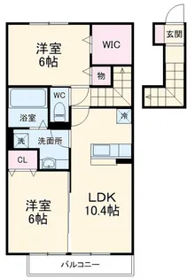 ステラ【2階】の間取り