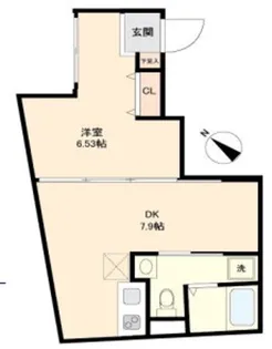 アトリア瀬田【4階】の間取り