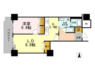 品川シーサイドビュータワー I【3階】の間取り