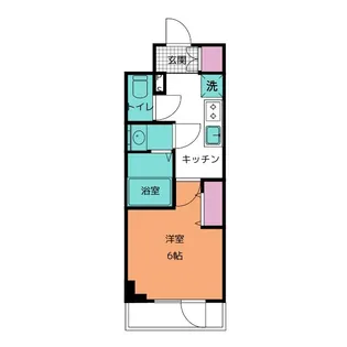 1Kの間取り画像