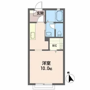 カーサ・ブランシェII【1階】の間取り