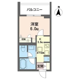 仮)シャーメゾン小仲台【1階】の間取り