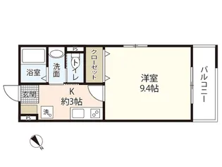 ロータスハイム【3階】の間取り