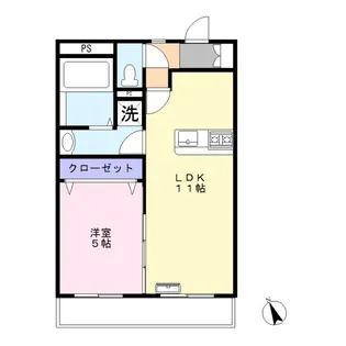 サンガーデンWINDOM中津東【3階】の間取り